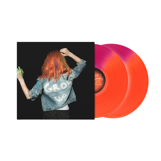 PARAMORE Self Titled EXC Orange/Pink Split 2LP Vinyl
