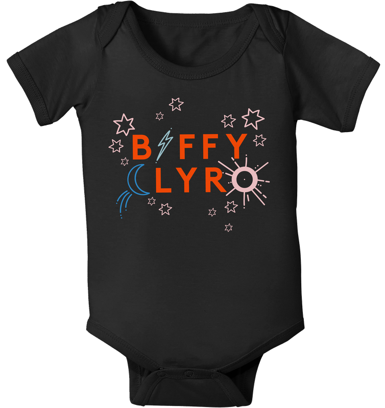 Space Baby Grow Black (3 - 6 months)